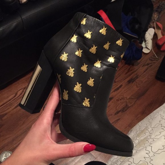 Miista Alayna Black Leather Booties - Picture 2 of 3